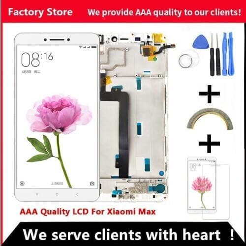 1920*1080 AAA Quality LCD For Xiaomi MI MAX LCD With Frame Display Screen For Xiaomi MI MAX LCD With Frame Screen Display