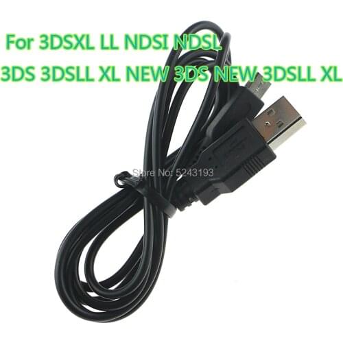 30pcs/lot USB Charger Cable Charging Data SYNC Cord Wire for Nintendo 3DS 3DSXL NEW 3DS XL 2DS NEW 2DSXL NDS NDSI Power Line