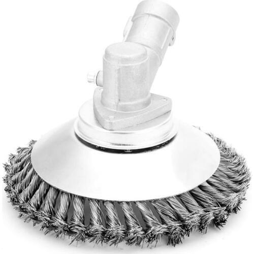 6/8 Inch Grass Trimmer Head Steel Wire Trimming Head Lawn Mower Wire Weeding Head Grass Weed Cutting Rusting Dust Removal Plate