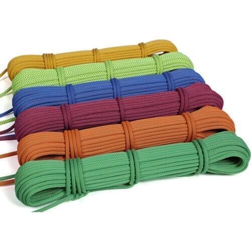 6mm Outdoor Climbing Rope 30M Rock Ice Climbing Equipment High Strength Survival Paracord Safety Rope Climbing Accessory