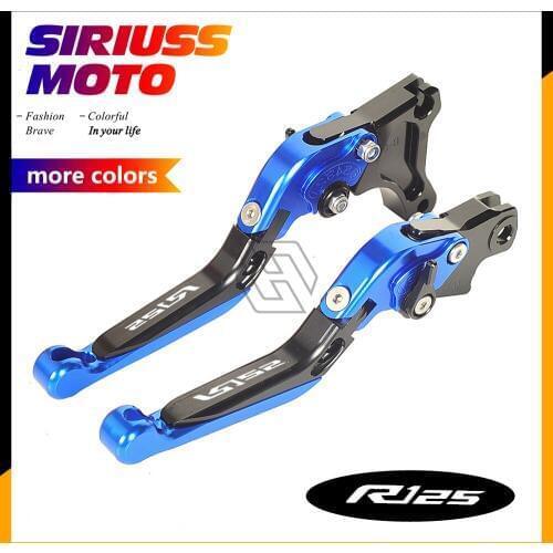 CNC Motorycle Accessories Foldable Lever Motocross Brake Clutch Levers Case for YAMAHA YZF R125 2014-2015