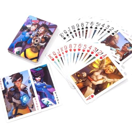 Anime JK Overwatch Anime Playing Cards Paper Poker Cards