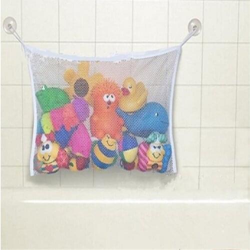 Baby Bathroom Mesh Bag For Bath Toys Bag Kids Basket For Toys Net Cartoon Animal Shapes Waterproof Cloth Sand Toys Beach Storage