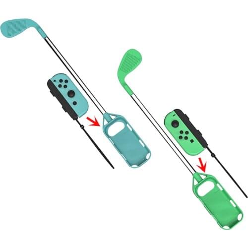 Golf Clubs Grip for Nintendo Switch NS Joycon Controller Gaming Handle Grips Game Components For Nintendo Switch Console