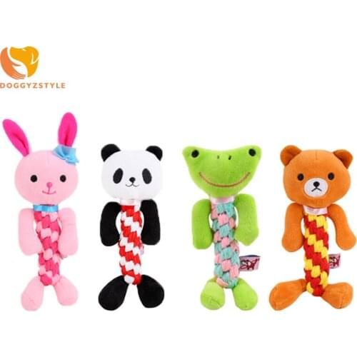 Pet Dog Toy Cartoon Dog Puzzle Toys Bite-Resistant Clean Dog Chew Puppy Training Toy Soft Banana Animal Playing Toy Pet Supplies