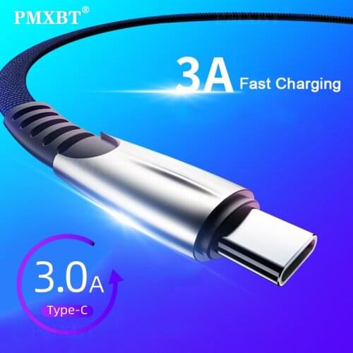 0.5m 1m 2m 3m Fast Charging Type C USB C Cable For Samsung Huawei Xiaomi Type C USBC Charger Mobile Phone Charge Wire Long Short