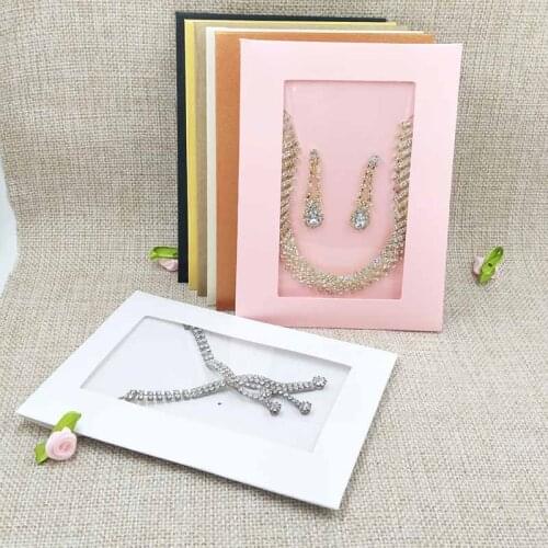 New Hot Sale Free SHipping HighQuality Necklace Card Earring Card &Invitation Bag 14x10.5cm 1lot=20inner card +20 out bags