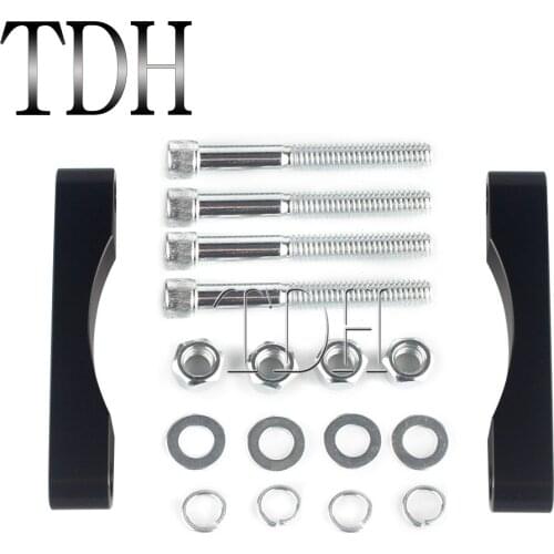 For Harley Touring 2014-2020 Black 23" 26" Wrap Front Fender Spacer Bracket Kit Motorcycle Parts FLHX FLHR FLTR FLHT & FL Trike