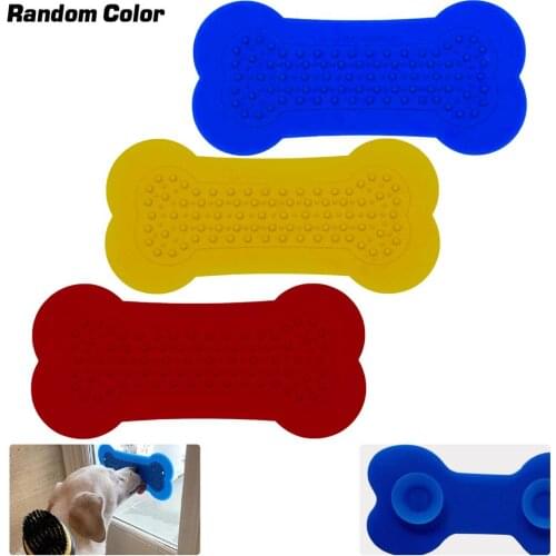 Dog Lick Pad Pet Slow Dispensing Treater Mat Pet Slow Food Plate Dog Bathing Distraction Pet Feeder Pets Bathing Grooming