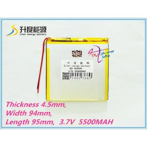 Best battery brand 1PCS tablet battery 459495 Size 4.1 * 95 * 93 Tablet PC built batteries 5500mah