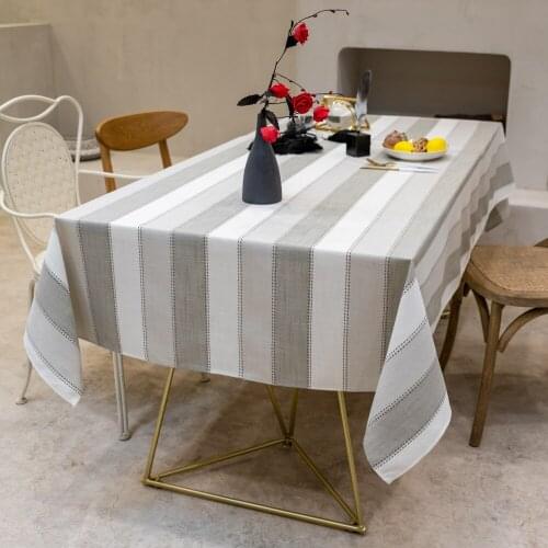 Marchtimee Linen Tablecloths On The Table