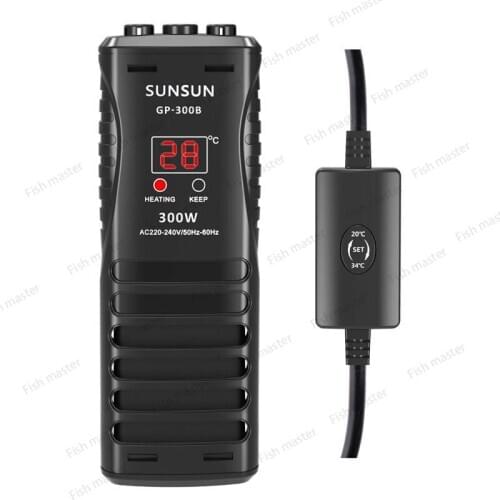 New smart fish tank aquarium heater. Hot selling glass tank heater. Water temperature controller Tilapia Crystal Shrimp warmer