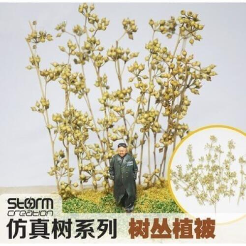 Sand table simulation tree vegetation situation platform making DIY material for military model scene layout