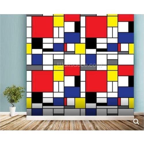 Custom abstract wallpaper,Mondrian,art mural used in the living room office sofa background wall Home decoration wallpaper
