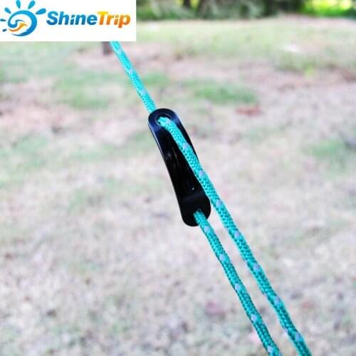 ShineTrip 10PCS/Lot Outdoor Camping Mini Arc Aluminum Alloy Rope Tensioner Rope Tensioner Tent Cover Line Rope Tensioner