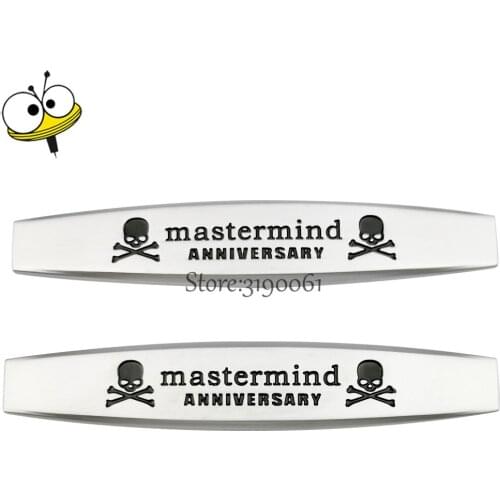 Car Fender Sticker Emblem Badge Accessories For Mastermind Logo For Nissan Alfa Romeo SAAB Fiat Chevrolet Ford Benz Jaguar Opel