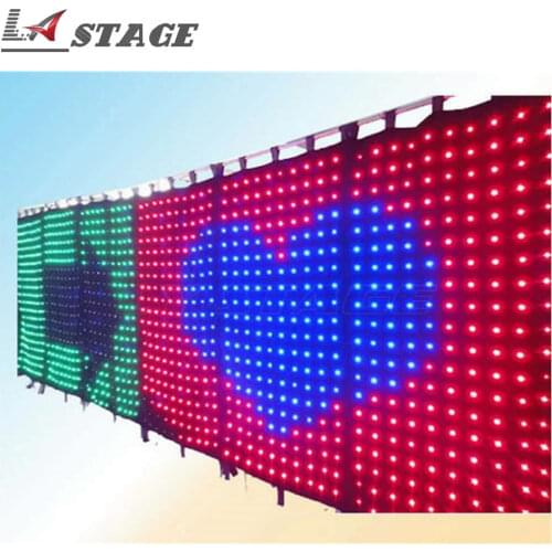 Led Video Curtain P10 Wedding Stage Decoration Led Light Stage DJ Booth Cheap DJ Equipment