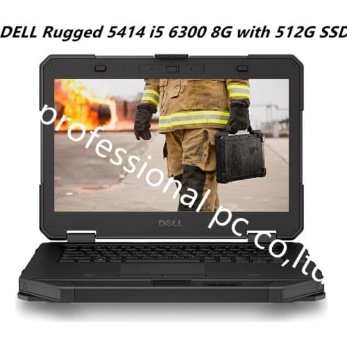 Used High quality D.ELL 5414 laptop 5404 computer Latitude 14 rugged machine PC SSD wifi bluetooth 14.1 inch for mb c4/c5/c6