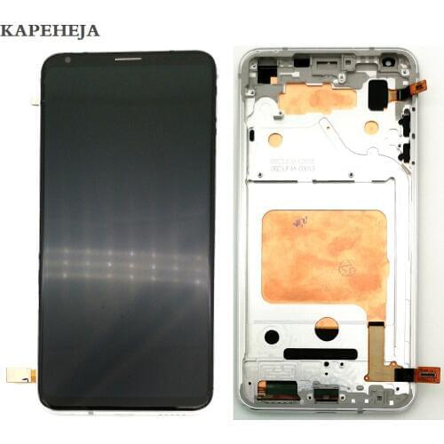 6.0" For LG V30 H930 VS996 LS998U LCD Display Touch Screen Digitizer Assembly with Bezel Frame