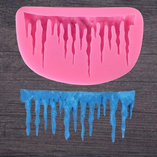 1PC Ice Sculpture Shaped Silicone Cake Mold DIY Biscuit Cookie Cutter Fondant Cake Decoration Tool Kitchen Baking Mold LB 499