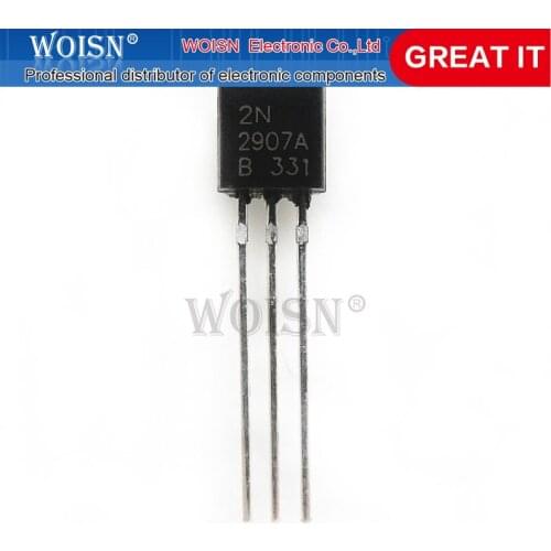 100PCS 2N2907 TO-92 2N2907A TO92 2907 triode transistor New original In Stock