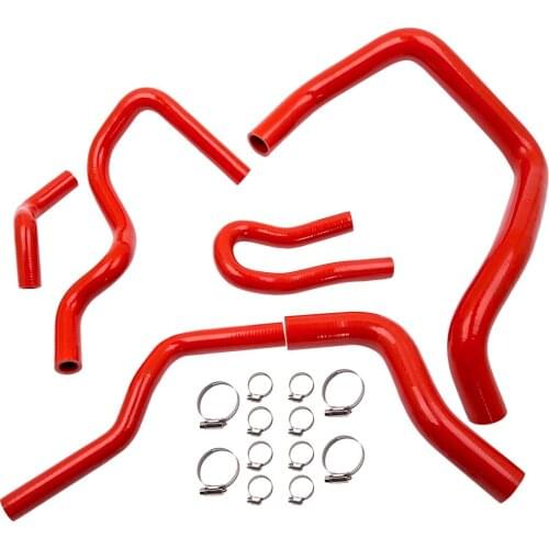 6X Silicone Radiator Hose Pipe w/Clamps for Honda Civic 1.6L D15 D16 EG 2000