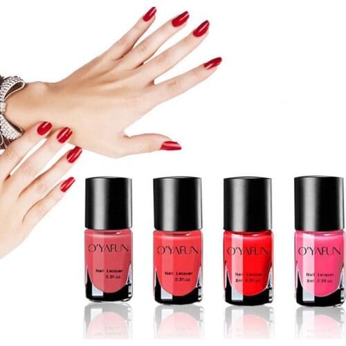 8g Nail Polish Glue Long Lasting Quick-drying Nail Design Water-based Gel Nail Polish for False Nails Manicure