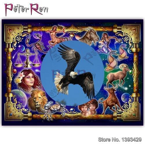 Diamond Painting Cross stitch maya eagle 5d Square\Round Crystal mosaic Picture Of Rhinestone Full Diamond Embroidery Home Decor