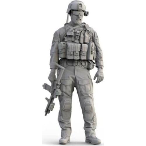 New Unassembled 1/16 120mm US Special Forces Battalion Operator Resin Figure Unpainted Model Kit