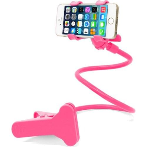 Flexible 360 Clip Mobile Cell Phone Holder Lazy Bed Desktop Bracket Mount Stand 360 Degree Ratotable Support Mobile Car Phone