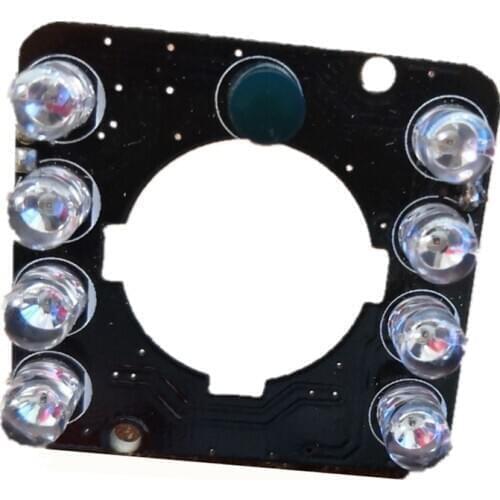 IP Camera Infrared Light Board IRLED Plate 9pcs IR LEDs 850nm 90degree for Baby Monitor Pet Camera