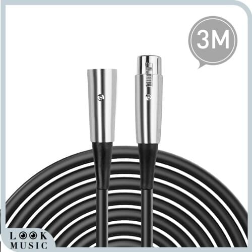 XLR Cable Karaoke Microphone Sound Cannon Cable Plug XLR For Audio Mixer Amplifiers XLR Cord