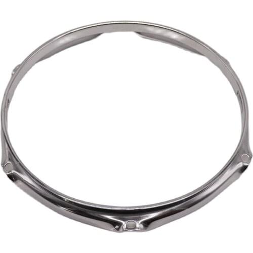 10 inch 6 hole Silver Steel drum rim drum hoop drum ring 1 piece Percussion Accessories drum accessories