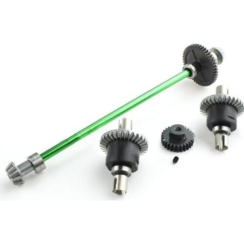 Metal Differential Central Drive Shaft Reduction Motor Gear for 1/14 WLtoys 144001 RC Car Accessories