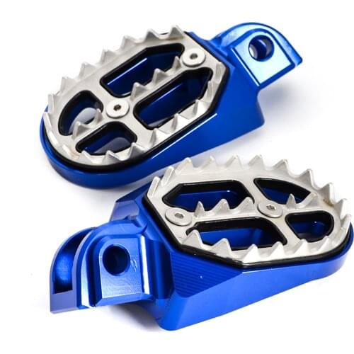 Billet MX Foot Pegs Rests Pedals For Husqvarna FE/FC/TE/TC 65 85 125 150 250 300 350 400 450 501 701 Husaberg FE/TE/FS/FX 09-14