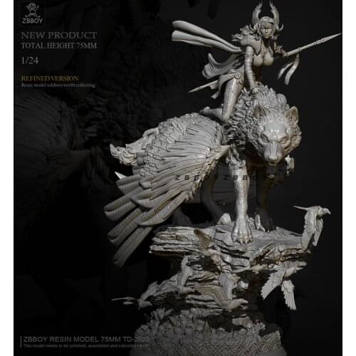 1/24 Resin model kits figure colorless and self-assembled TD-2633