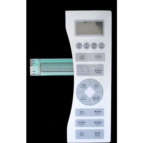 Microwave oven panel switch WD900ASL23-K4 touchpad Toggle the membrane switch button switch