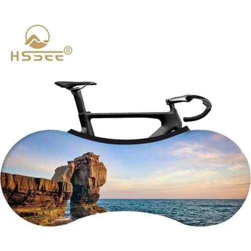 Landscape Series Bike Cover Soft And Smooth Bike Indoor Dust Cover 26"-29" 700C Road Bicycle Cover Cycling Bicycle Accessories