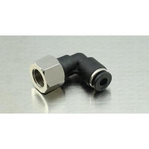 Pneumatic Female Elbow Air Push In Fitting Imperial British Standard Tube OD 1/2" X NPT 1/8" 1/4" 3/8" 1/2" Thread One Touch