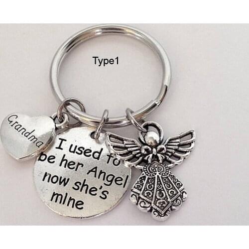 I Used To Be Her Angel Now Shes Mine, Loss Of Grandmother, Grandma Memorial Jewelry, Memorial Jewelry Gifts For Grandma