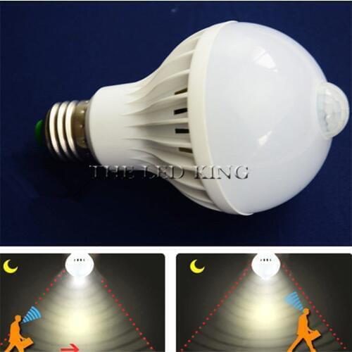 LED PIR Motion Sensor Lamp 5W 7W 9W Led Bulb E27 220V 110V Auto Smart Led PIR Infrared Body Sensor Lamp E27 Motion Sensor Lights