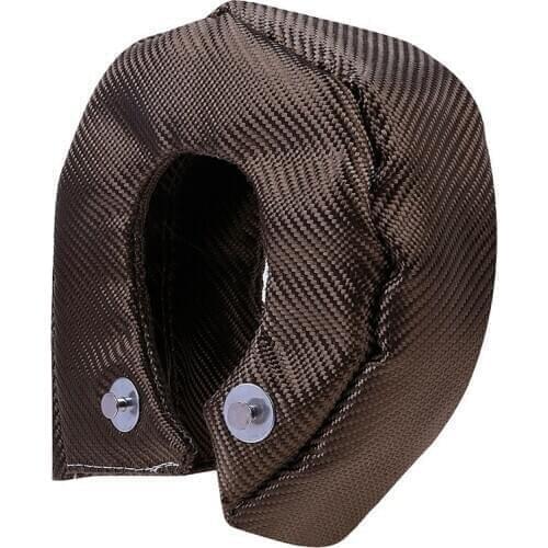 T4 Titanium Turbo Blanket Heat Shield Cover Fiberglass Turbo Charger Cover Heat Shield Barrier Lava Fiber Turbo Blanket Turbocha