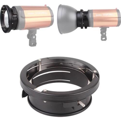 Godox Universal mini 98mm flash Mounts To Bowens Mount Ring Adapters Studio Strobe Godox 160W 250W 300W