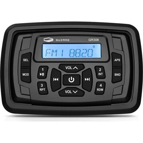 Waterproof Marine Boat Bluetooth Radio Stereo Sound System Digital Media Audio FM AM MP3 Player For ATV UTV Car Yacht Motorcycle