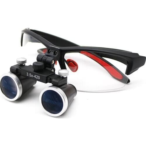 High Quality Magnifyning Glasses 2.5/3.5X Galilean Binocular Medical Magnifier Dentistry Surgical Dental Loupes
