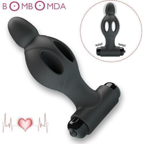 10 Speeds Anal Vibrator For Men Anus G spot Stimulating Prostate Massager Vibrator Sex Toys For Male Masturbator Dildo Butt Plug