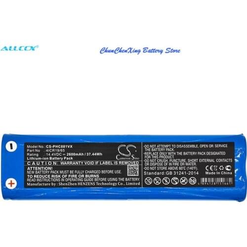 Cameron Sino 2600mAh Battery for Bissell 1605,16052,16058,16059,1605A,1605C,1974,2142, For Philips FC8810,FC8820,FC8830,FC8832