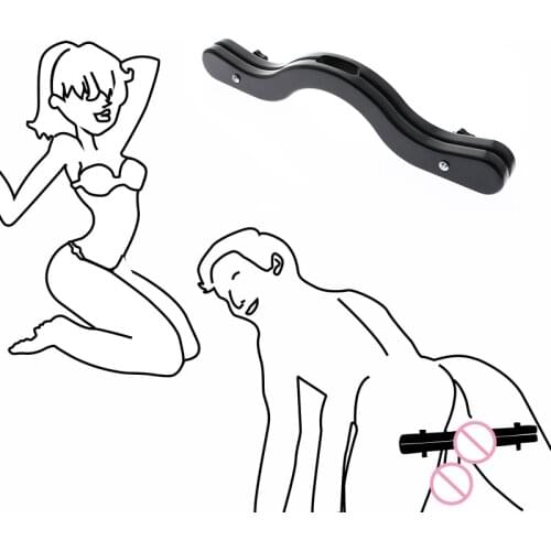 BDSM The Humbler CBT Cock & Ball Torture Ball Stretcher Scrotal Fixture BALL SMASHER CRUSHER Wood Humbler