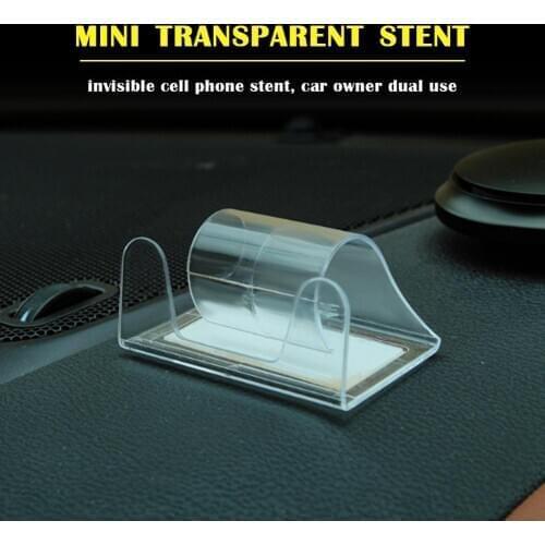 Car Dashboard Phone Holder Mobile Phone GPS Mount ABS Stand Vehicle Navigation Bracket Support Auto Accesories 5.5x3x3cm