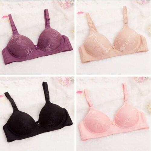 Fitness Women three-breasted middle-aged Underwear Sports Bra Top Sport Yoga Bra Large Size No Steel Ring Bra Thin Section Breat